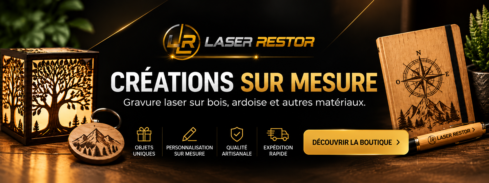 LASER RESTOR – Créations gravure laser